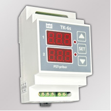 Терморегулятор ТК-6s (smart) PST двухканальный с 2-мя датчиками t (2х16А)